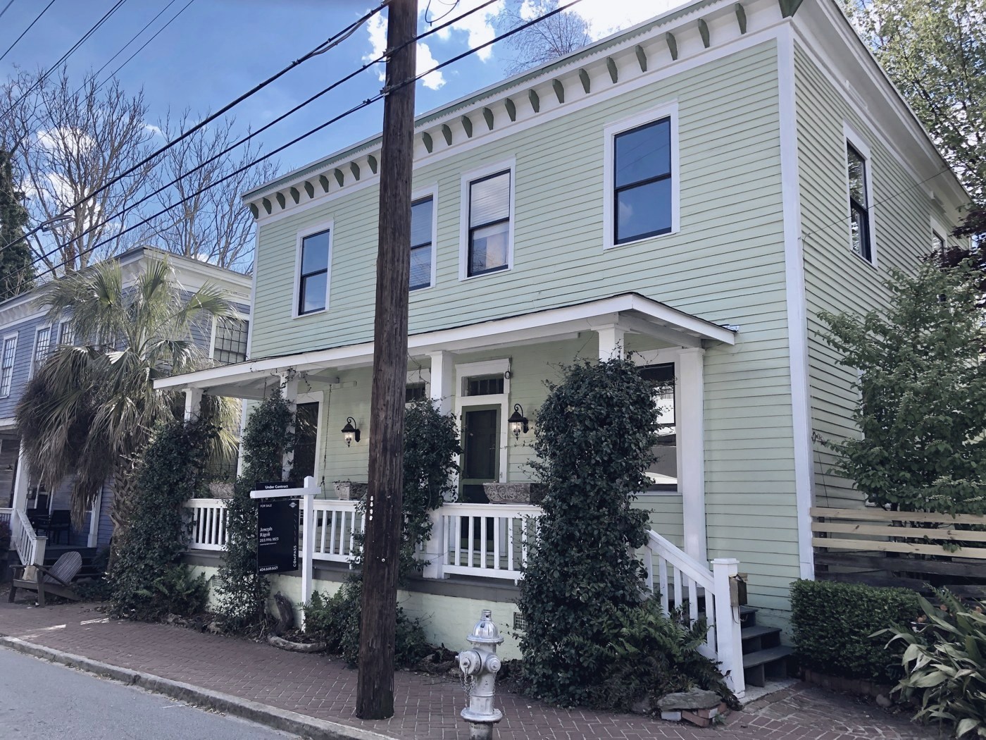 A rehabilitated single-family home in metro Atlanta